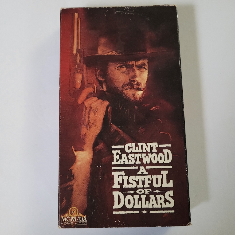 A Fistful of Dollars VHS Tape Clint Eastwood